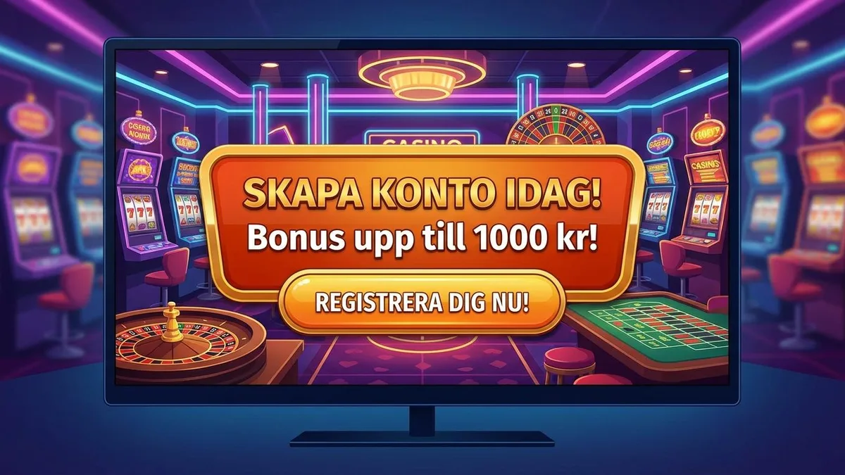 Registrera dig med bonus